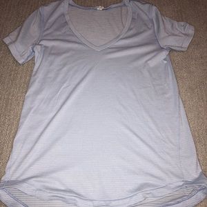 Blue lululemon T-shirt